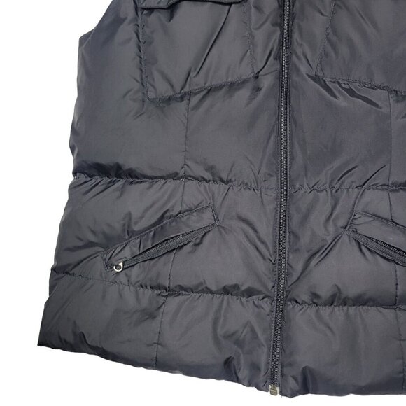 Tommy Hilfiger Women's Down & Feather Logo Black Puffer Vest Size Large - Picture 6 of 12